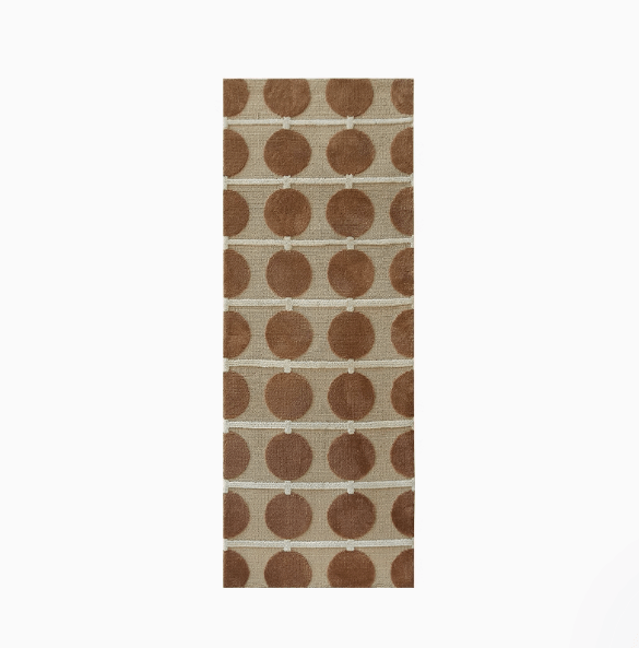 พรม MJhomedesigns Bedside Carpet 69 60x160 ซม. น้ำตาล